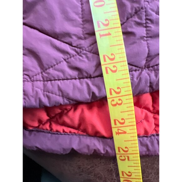 Duluth Trading  Agiloft Womens Bran Coat Quilted  Bomer Jacket S Red/Maroon - Picture 5 of 7
